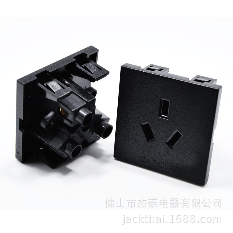 方形國標卡式插座 卡式PDU機櫃電源輸出插座 10A250V澳规,电脑桌