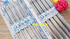 Blue and white chopsticks stainless steel, wholesale