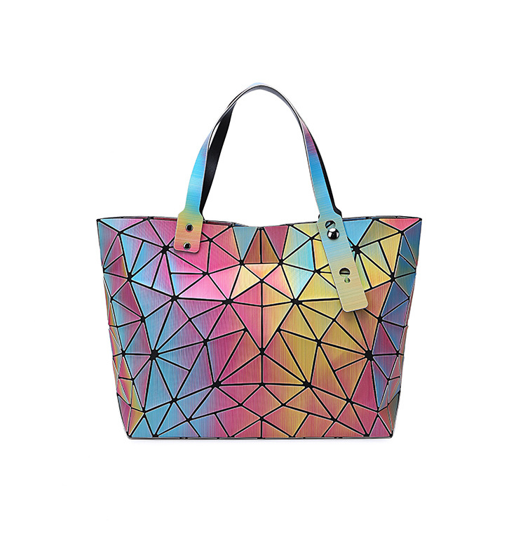 7 * 8 japanesch a koreanesch Trend 3D Reebou Laser Shooting Handtasche zesummeklappbar Rubik's Cube Geometrie Grouss Kapazitéit Villfälteg_voghion.com