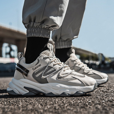 2020 Autumn new pattern Diddy Korean Edition Increase ventilation gym shoes ins Ultra-fire Versatile student Casual shoes