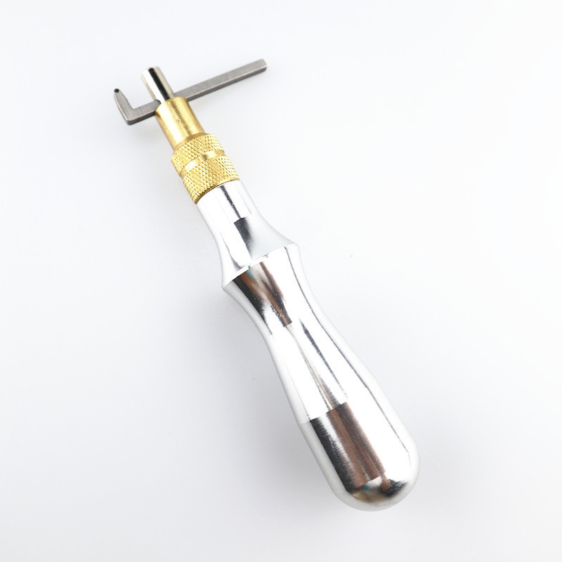 皮革工具 皮革挖槽器  铝柄挖槽器 单用挖槽器 开槽器 槽宽1mm