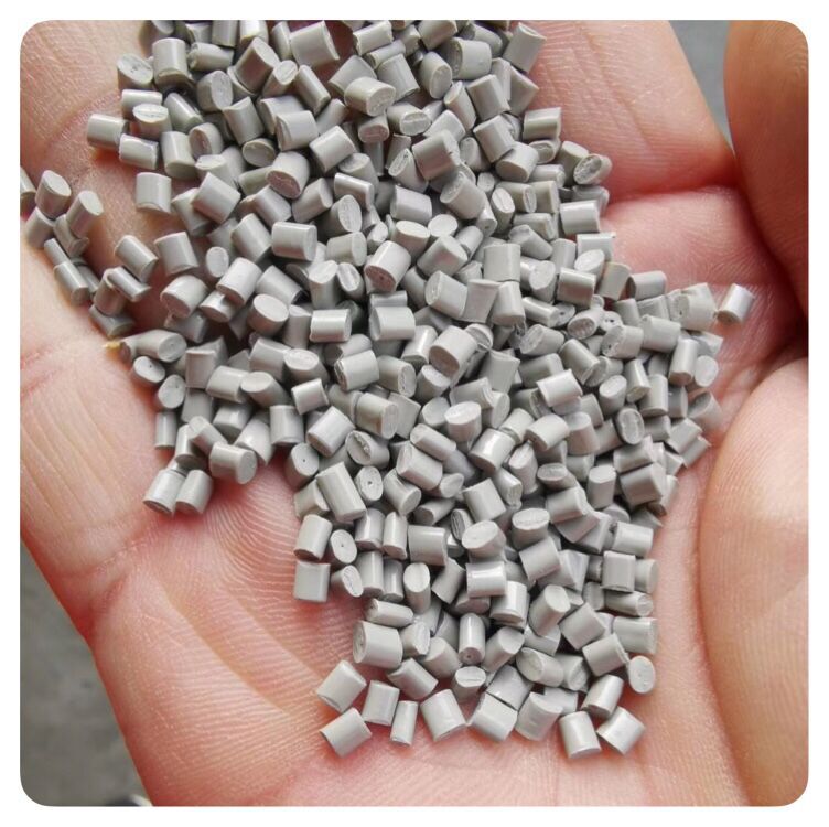 灰色阻燃ABS韧性好塑料回料粒子特级颗粒
