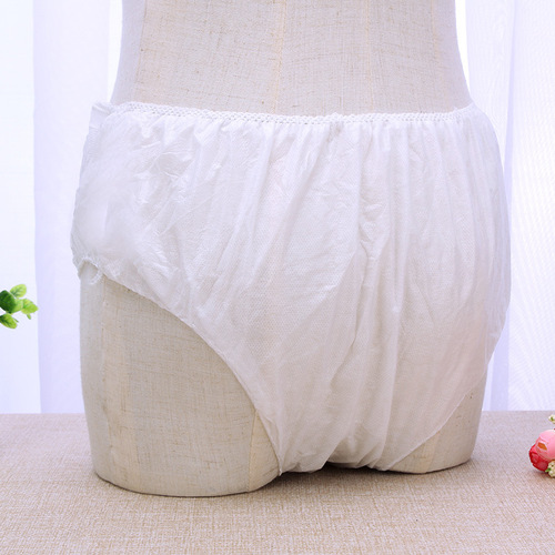 Individual disposable beauty sauna underwear for men and women, triangular pants for travel, pregnant and postpartum women's pre-delivery care, single-layer double-layer