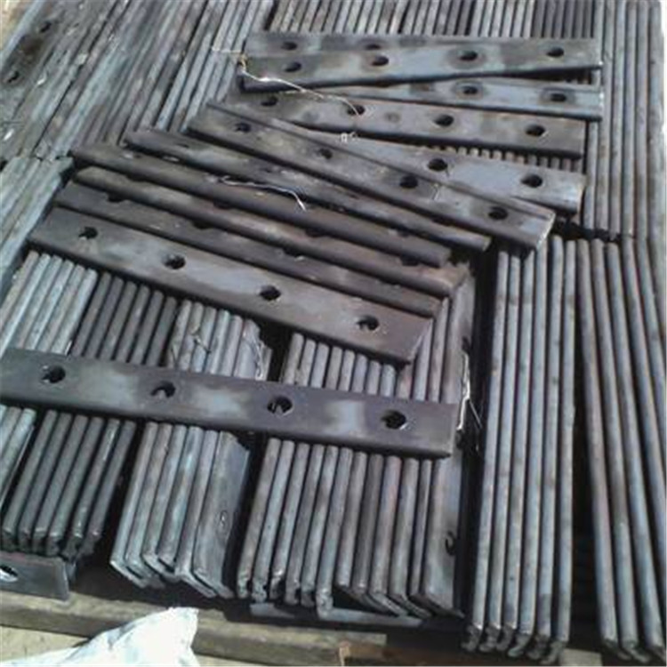 厂家铁路用轨道接头夹板鱼尾板43kg50kg60kg绝缘异型轨道夹板