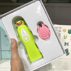 嬰幼兒卡通理髮器超靜音可全身水洗帶卡尺送指甲刀剪髮器