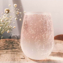 网红家用透明玻璃杯慕斯杯牛奶饮料早餐杯鸡尾酒杯玻璃果汁杯