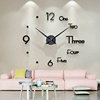 European -style hanging clock living room home fashion free of punching luxury light luxury net red atmosphere wall clock acrylic wall clock