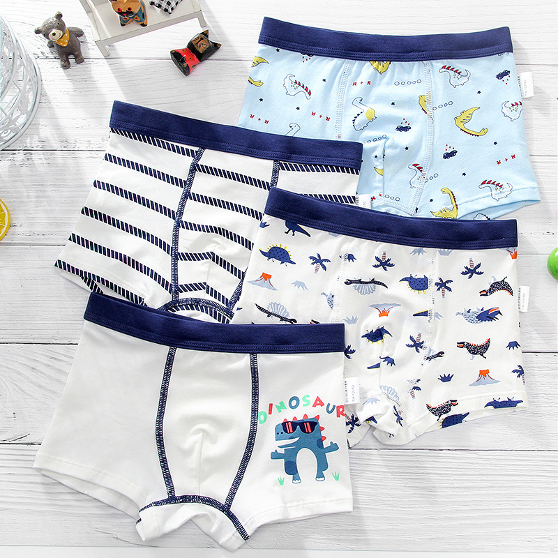 [Four Packs] Boys’ underwear, cotton, ch...