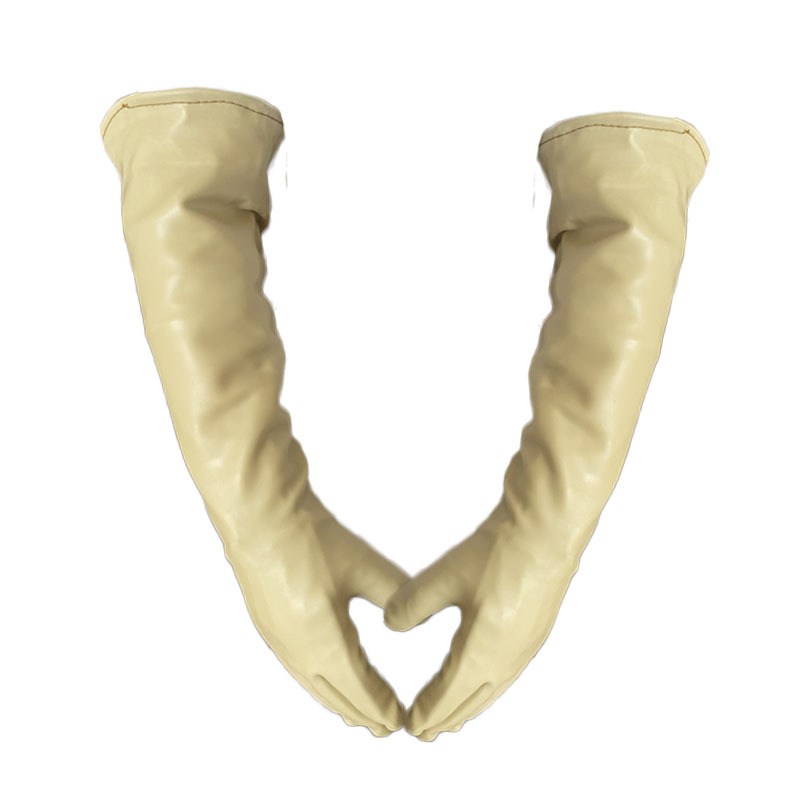 60CM防咬防水手套宠物洗澡狗猫咪犬抓咬牛皮动物护理防渗水防感染