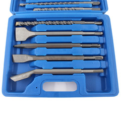 Electric hammer drill bit set Electric hammer drill bit round handle chisel plastic box set 17PCS drill bit set