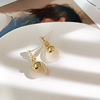 South Korean silver needle, goods, brand earrings, cat's eye, internet celebrity, simple and elegant design, wholesale