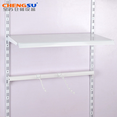 超市貨架層板上牆服裝展示架雜物收納家用擱板壁挂式書架置物架