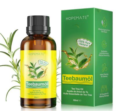 跨境電商茶樹精油單方精油祛痘印護膚植物護理批發代加工亞馬遜