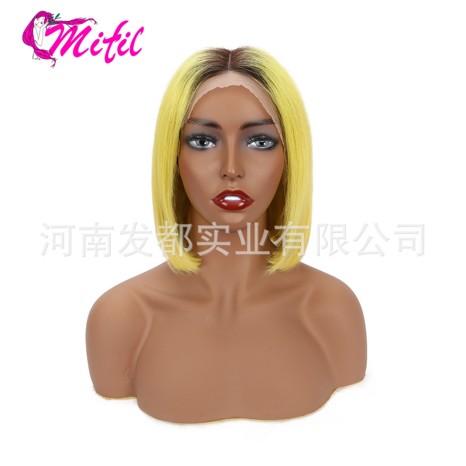 13x4 HD transparent lace Shunfa Bob wig1...