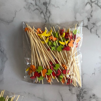 一次性水果签12cm100支