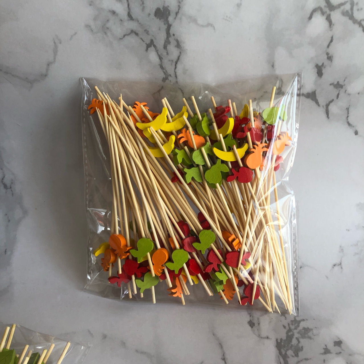 一次性水果签12cm100支