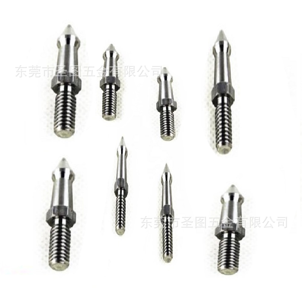 自动车床加工 尖端导向定位销 螺纹尖端插销 尖端插销尖头螺丝钉