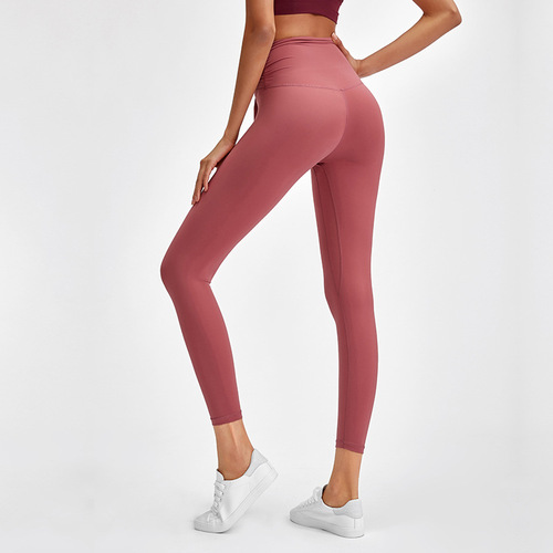 Ins strapping skin yoga pants with high waist and hip lifting and casual sports Capris