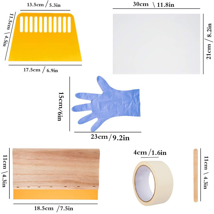 6加手套印刷套件750
