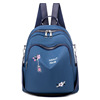 Backpack, fashionable trend ethnic shoulder bag, 2020, city style, ethnic style, with embroidery, flowered