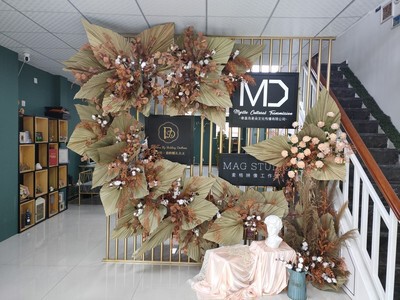 ins palm leaf palm leaf dried palm leaf forest wedding decoration props shop display soft furnishings floor decorations