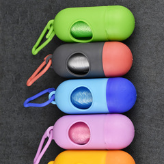 Pet Cleaning Supplies Trash Can Dog Poop Scooper Dispenser Portable Poop Bag Dispenser