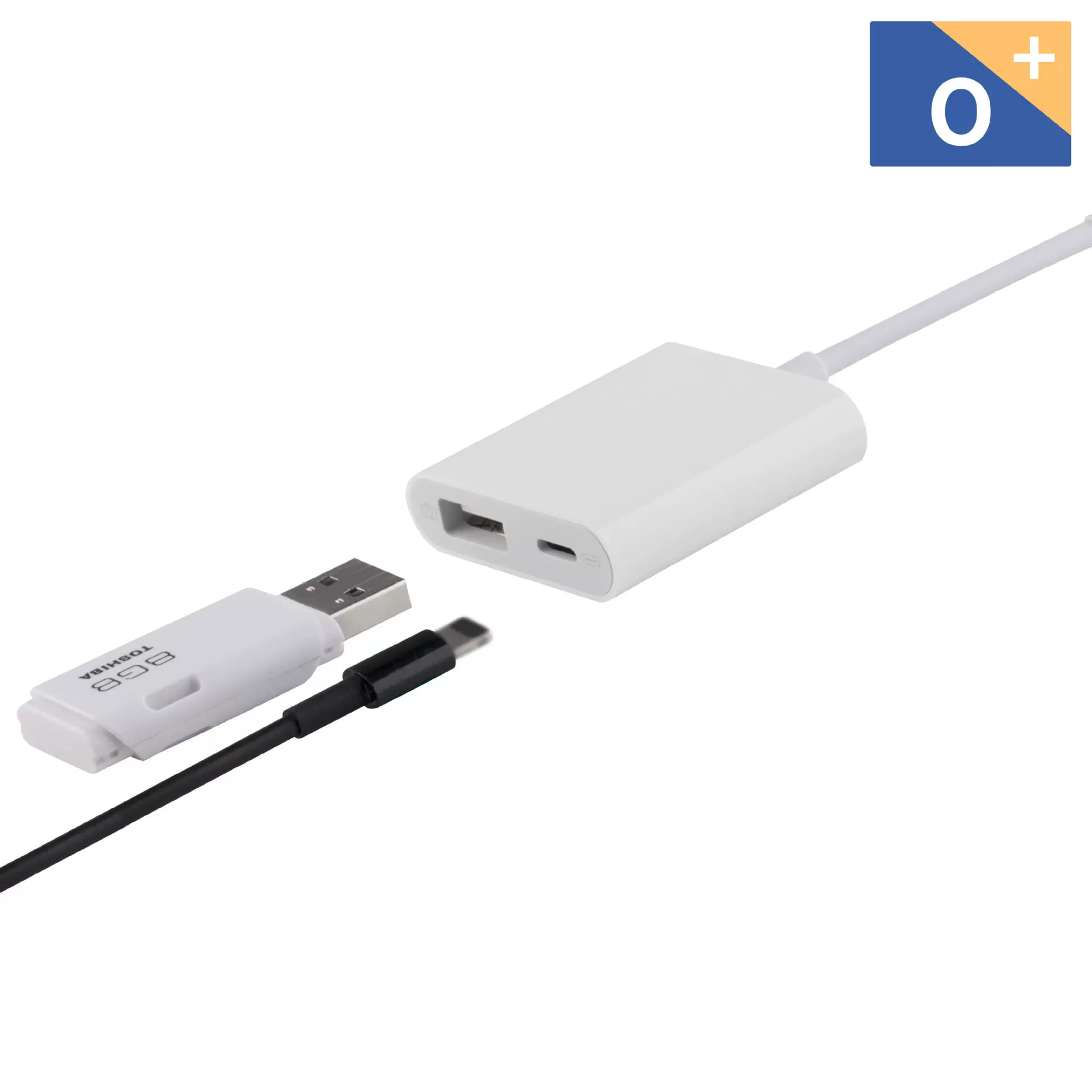 适用于苹果otg线Phone12iPadProOTG数据线支持U盘等设备读卡器