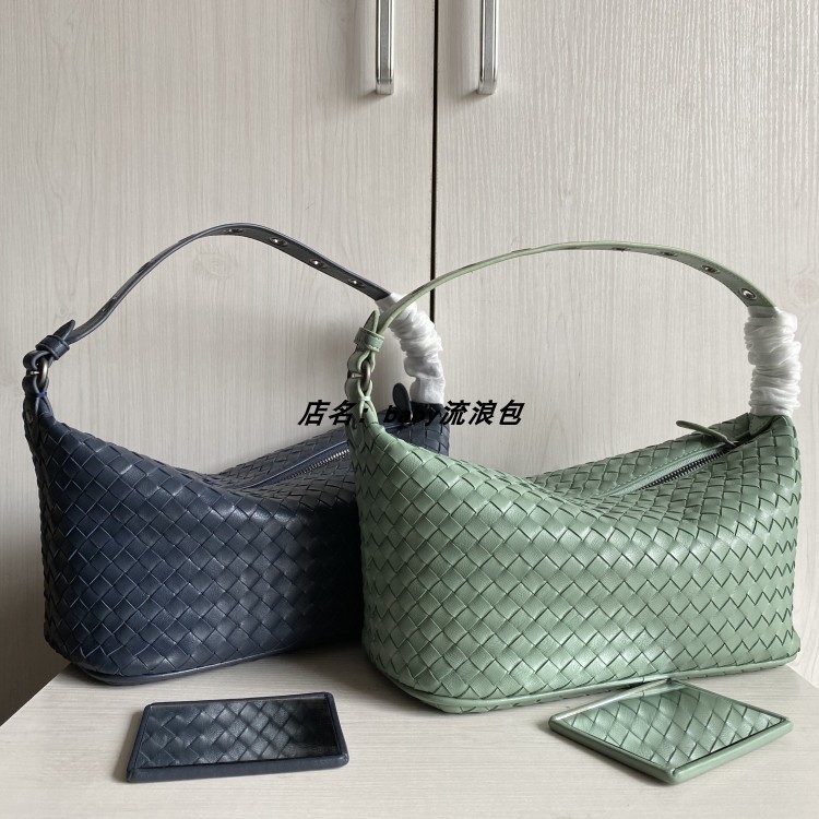 Sheepskin ~ new leather woven bag handba...