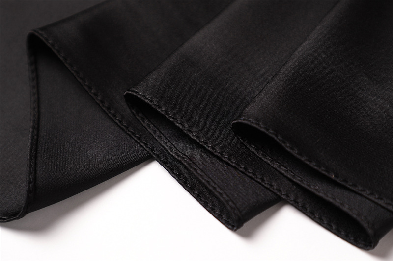 Simple solid color scarf for women, simulated silk square scarf 70cm European and American basic style with shirt, professional scarf to tie hair_voghion.com