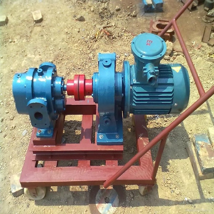 高温电动罗茨泵LCW高粘度齿轮泵沥青泵蜂蜜油泵重油防爆保温泵