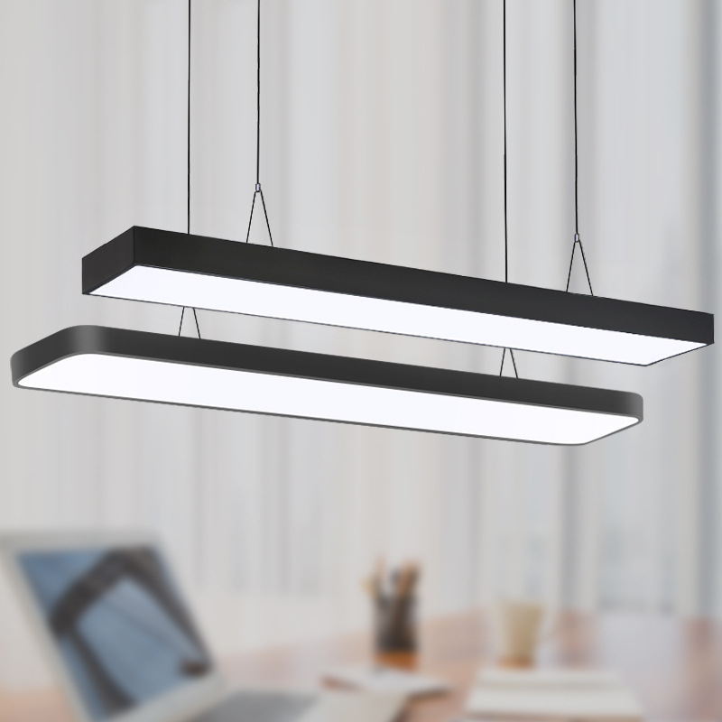 LED pendant lights, LED office pendant lights, strip lights, classroom pendant lights, square tube lights, ceiling-mounted LED office lights