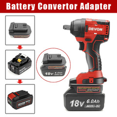 Converter for switching from MT Tian BL series 18V batteries to large DEV 20V lithium battery tools—conversion adapter.