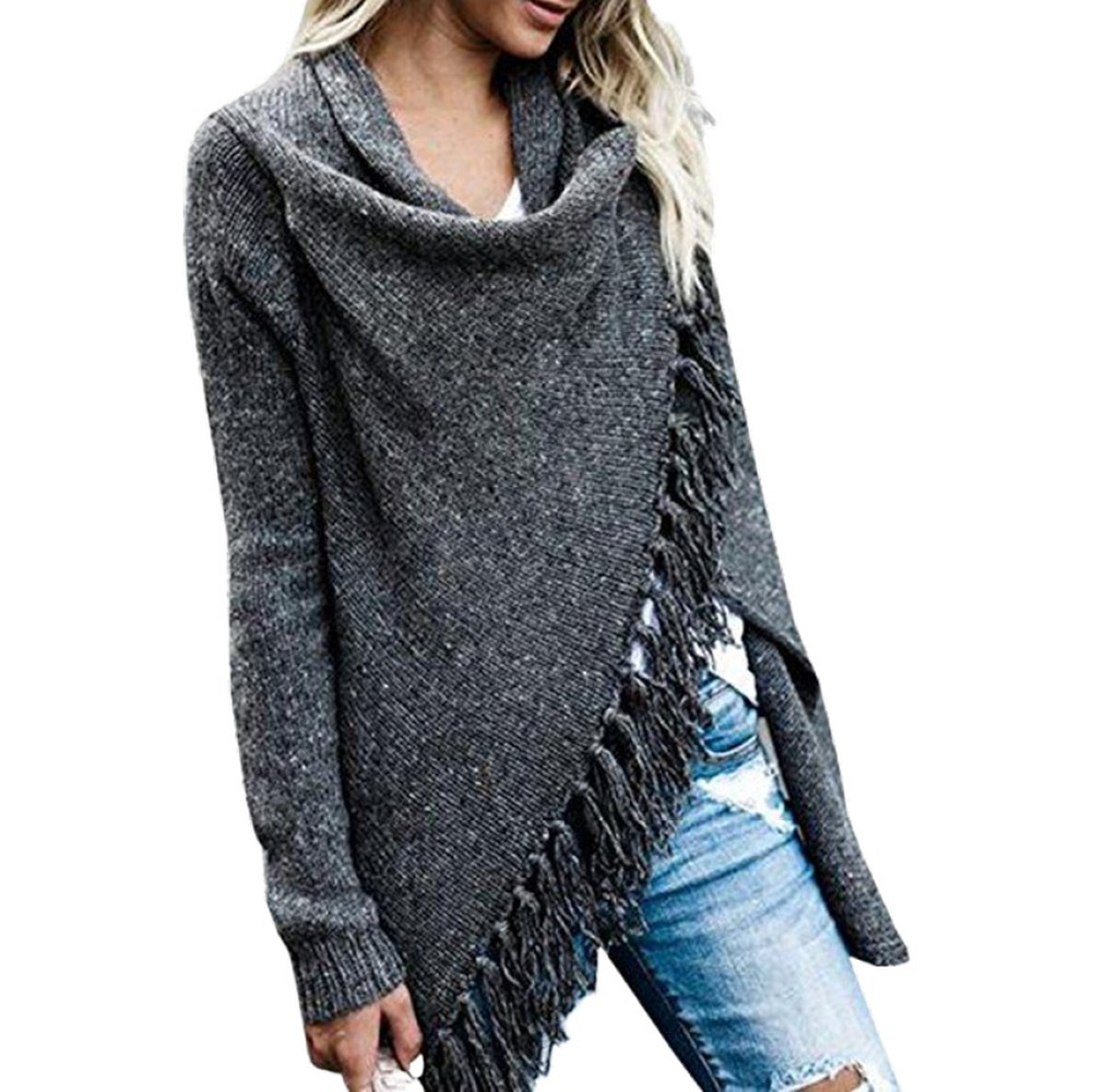 350g Weight Sweater Outerwear Type Long Sleeve Sleeve Length Regular Sleeve Sleeve Type Polyacrylonitrile Fiber, knit Fabric Type Long Top Length Daily Occasion Scarf collar, Pullovers Neckline Loose Fit Type Solid Color Pattern Winter, Autumn Season Women's Gender Hollow Out Design Streetwear Style Wholesale Women's Streetwear Solid Color Long Sleeve Hollow Out Sweaters & Cardigans 16