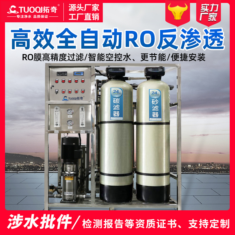供应纯化水设备去离子纯净水双级反渗透水处理设备大型工业环保
