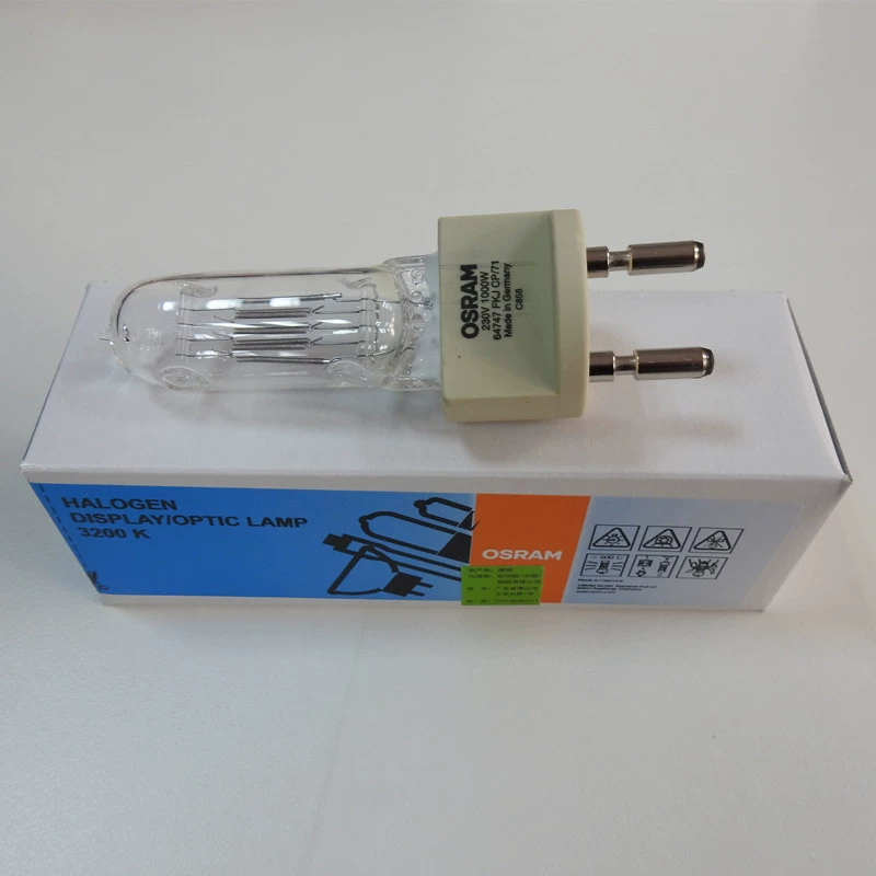 Лампа галогенная Osram Osland 64747 CP/71 230В1000Вт G22, одиночная контура для фото и видеосъемки