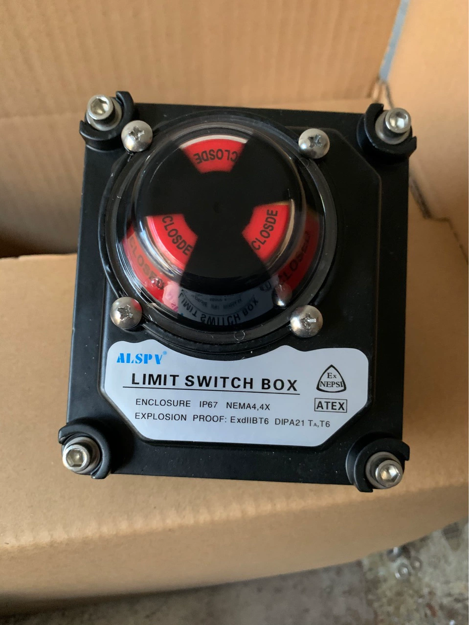 Диапазон концевого выключателя 60-градусный дисплей открытия ALS500PPA