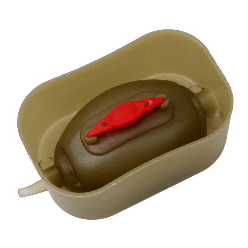 Serie de pesca de estilo europeo recubierto de plástico-estilo europeo cebo titular cebo herramienta de alimentación cebo