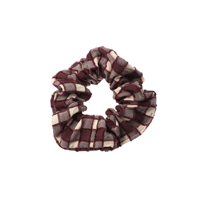 New Mesh Fashion  Plush Color Matching Hair Scrunchies display picture 4