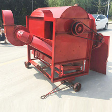 125型稻麦脱粒机 打谷机谷穗分离机 三相电电机带动