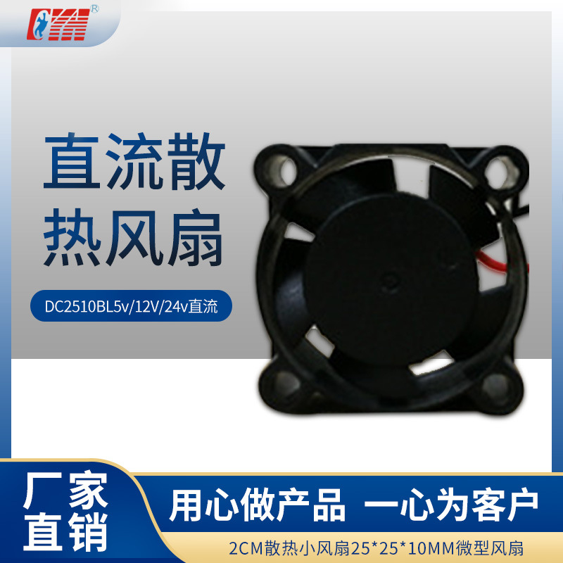 专业生产直流风扇 DC2510BL5v/12V/24v直流散热风扇 微型风扇2cm