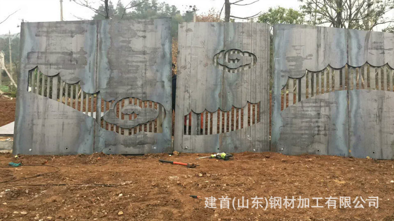 现货销售q235nh耐候钢板做锈钢板可加工镂空雕刻园林景观别墅装饰