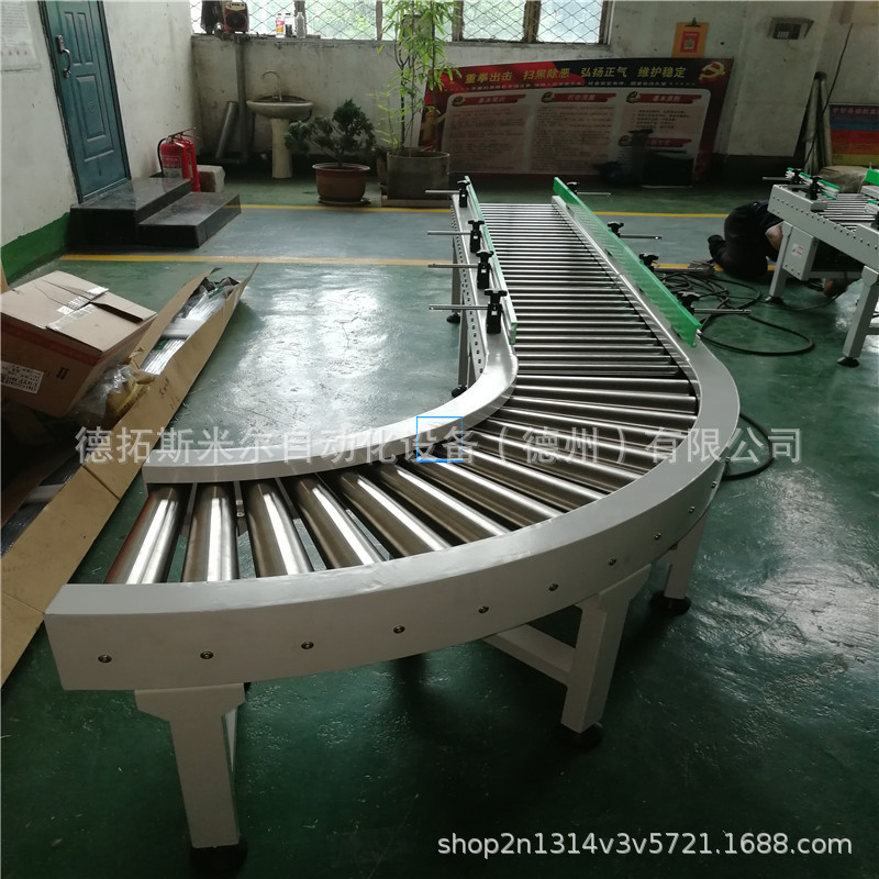 滚筒输送机无动力滚筒输送线动力滚杠输送线码垛机配套滚轮传送带-阿里巴巴