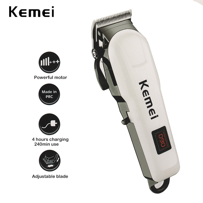 Kemei KM-809A Rechargeable LCD Display H...