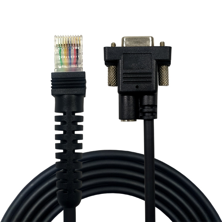 适用Datalogic德利捷条码扫描仪 7000/800i/1100I 数据线2米串口