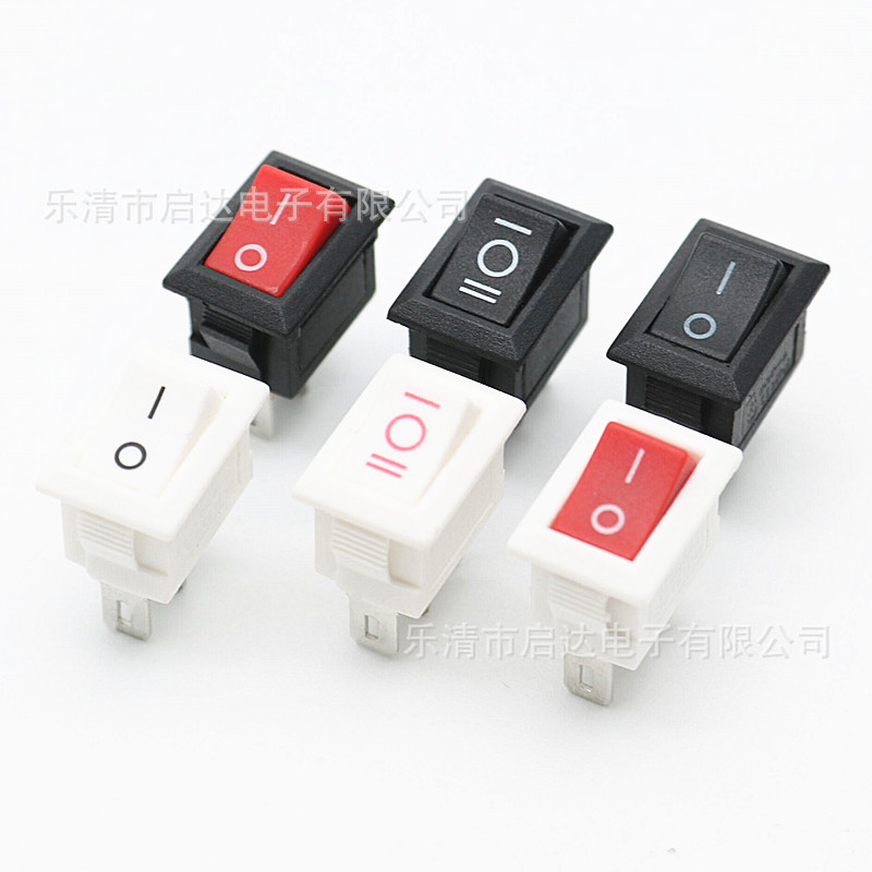 供应KCD-11船型开关10X15船行翘板开关15*10电源开关两脚三脚开关