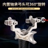 Rotating slingshot with laser stainless steel with flat rubber bands, new collection, infra-red laser sight