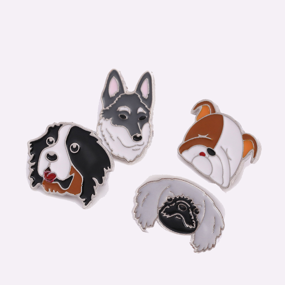 6g Weight Brooches Classification Daily Occasion Alloy Material Simple Style Pin Animal Alloy Enamel Unisex Brooches