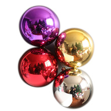 电镀球塑料圣诞彩球10cm15cm20cm25cm40cm60cm圣诞装饰球商场派对