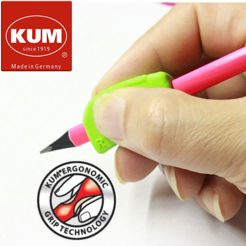 German KUM Sattler TriGrip ergonomic left and right hand correction triangle pen holder