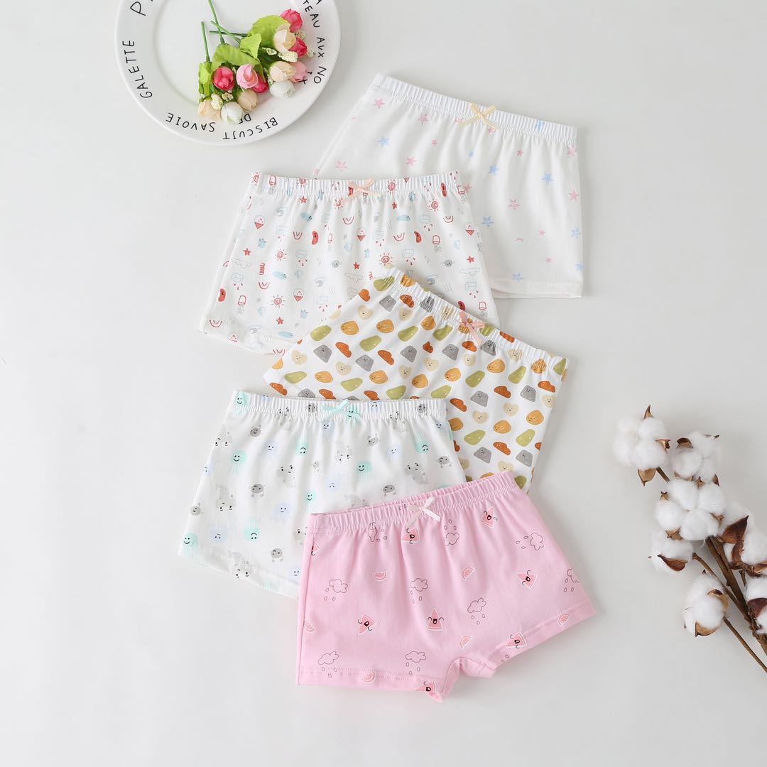 2020春季新款儿童内裤卡通印花精梳棉宝宝内裤女童平角裤厂家直销